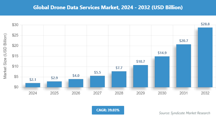 Global Drone Data Services Market Size
