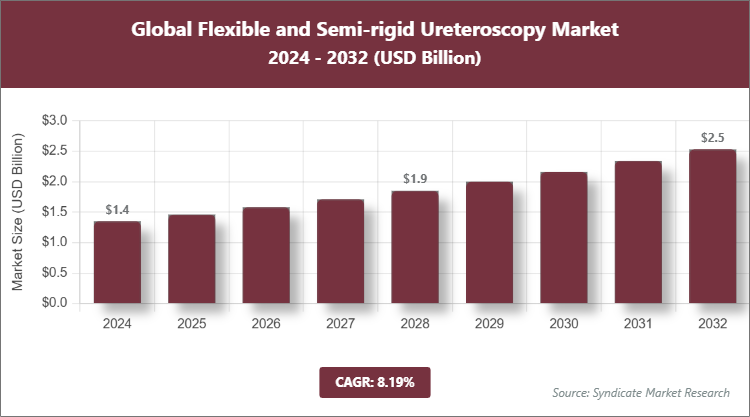 Global Flexible and Semi-rigid Ureteroscopy Market Size