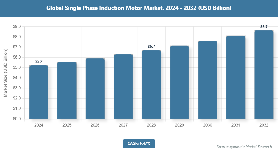 Global Single Phase Induction Motor Market Size