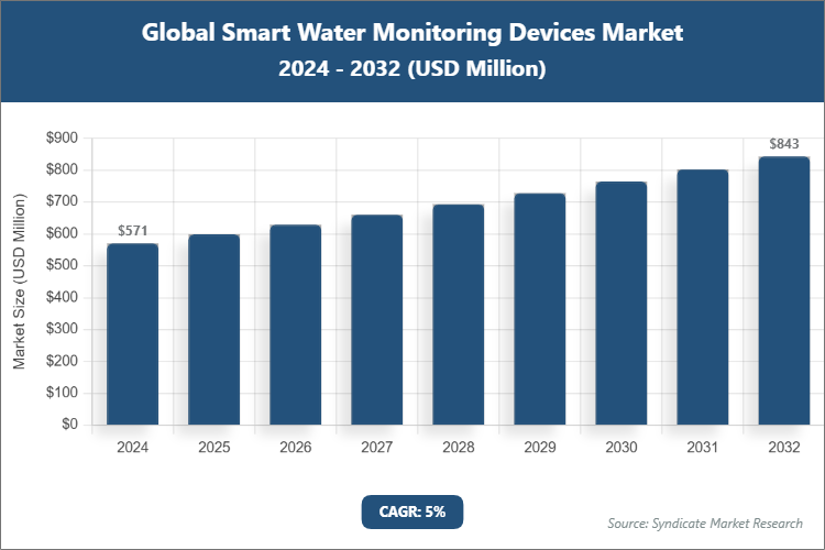 Global Smart Water Monitoring Devices Market Size